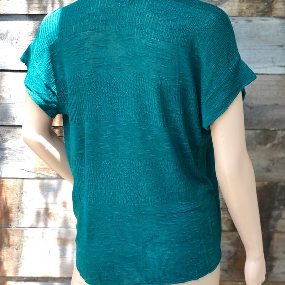 ✨4 for $20✨ Aqua Blue Shrug Sweater - Picture 4 of 8